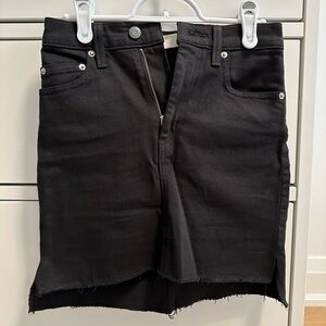 Wilfred Free High Waisted Denim Skirt